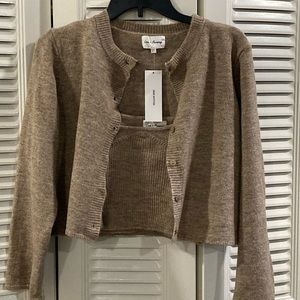 Gorgeous UO Twinset-Taupe